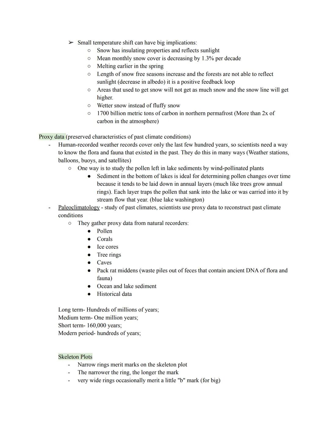 Climate graphs
Show how temperature and precipitation vary throughout the year for a particular place.
Precipitation (left/bars), Temperatur