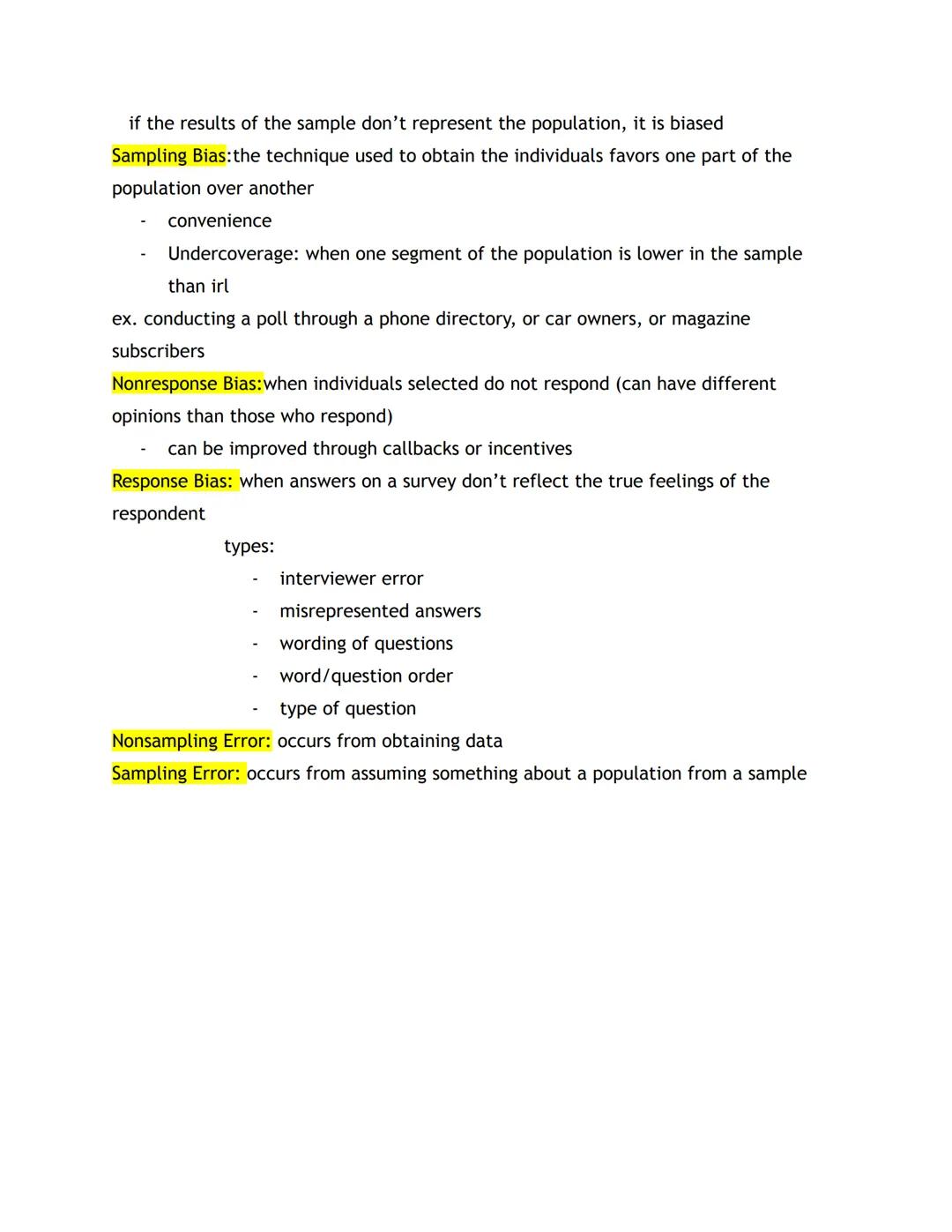 # Chapter 1: Data Collection
Statistics: collecting, organizing, summarizing, & analyzing info to draw conclusions &
provide a measure of c