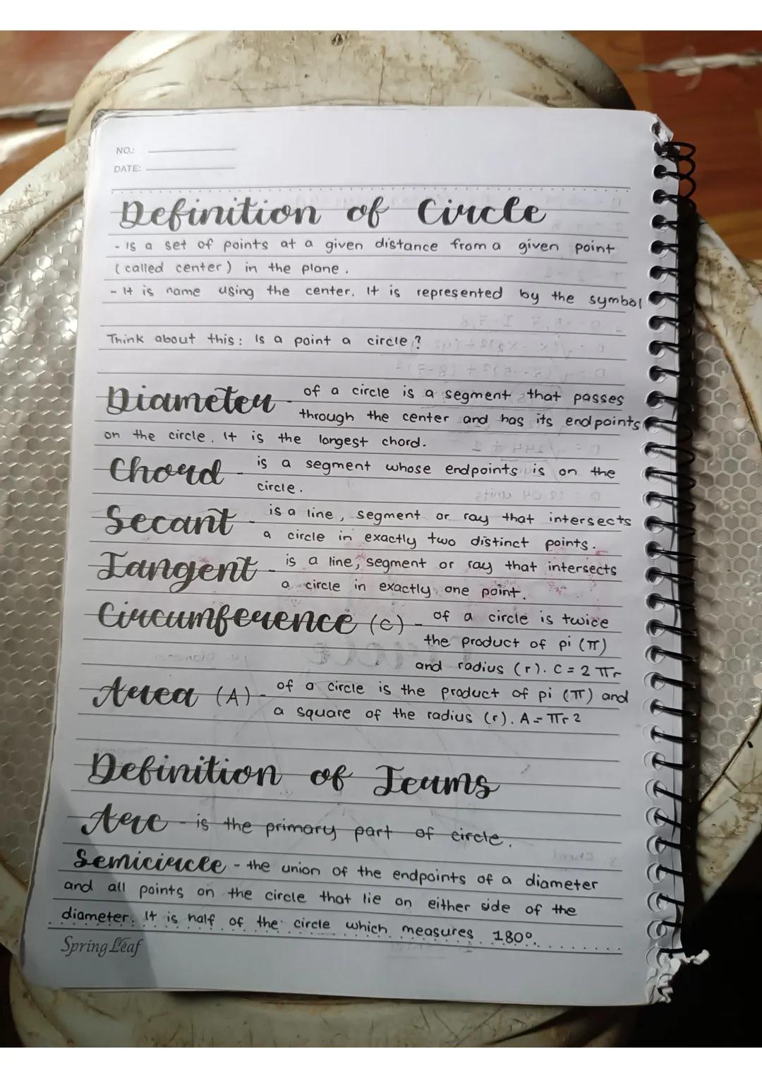 NO.:
DATE:
Polynomial
defined
FUNCTIONS
Is a function of the farm
f(x) = an xn+an-1xn-1+... + 1x + ao
• an is the leading coefficient
• ao i