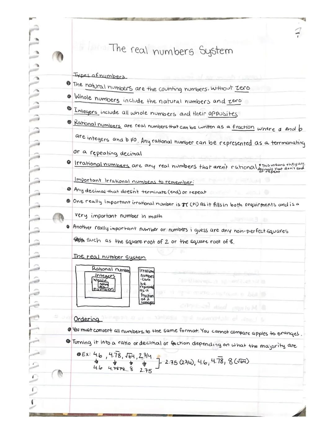 Understanding the Real Number System